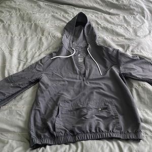 All in Motion Grey half zip Windbreaker